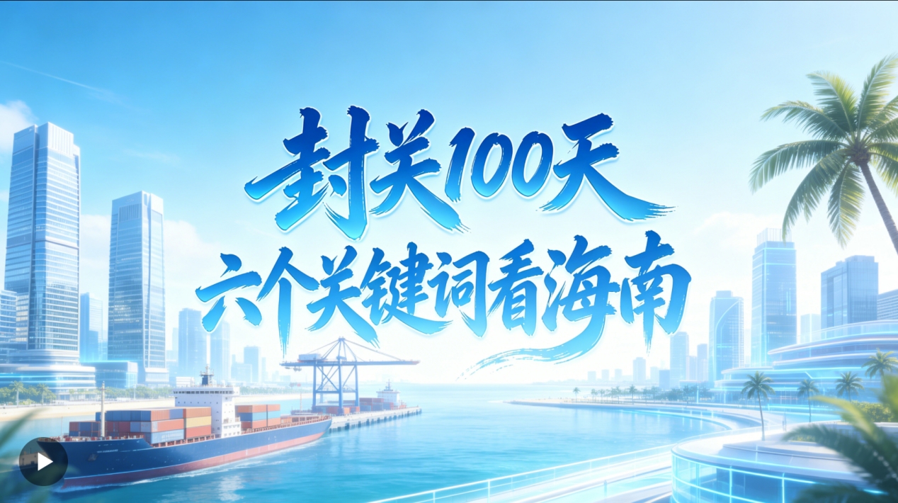 人民日报：海之南 封关100天，六个关键词看海南